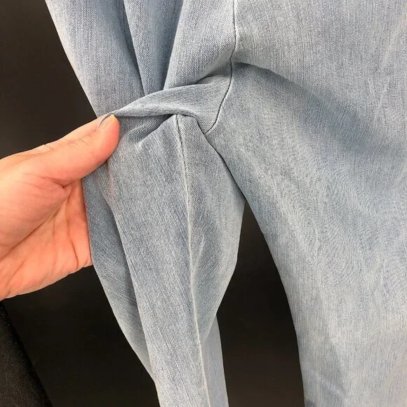 SOFT SURROUNDINGS Stretch Cotton Metro legging jeans jegging light L petite PL - Picture 8 of 8